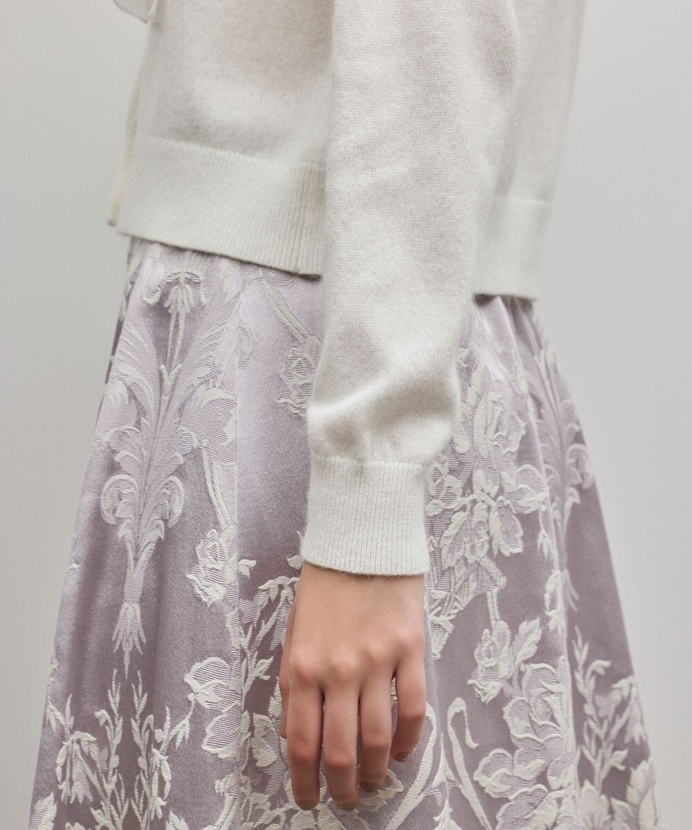 GRACE CONTINENTAL フリルニットカーディガン 