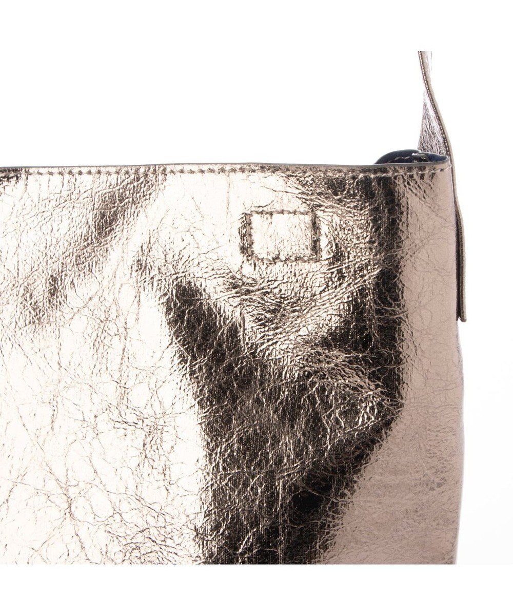 UNBILLION カシュカシュ cachecache / クラッシュメタリック2wayホーボーショルダー 