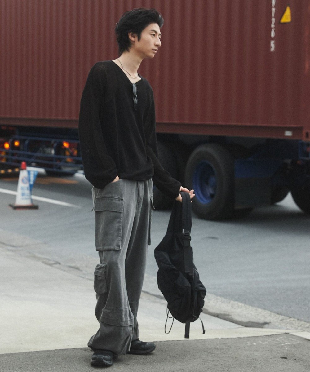 WEGO メッシュニットプルオーバー（LS） 