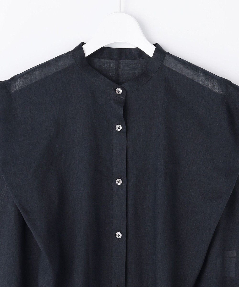 自由区 L 【WEB限定カラーあり】シアーラミーローンバンドカラー ブラウス 