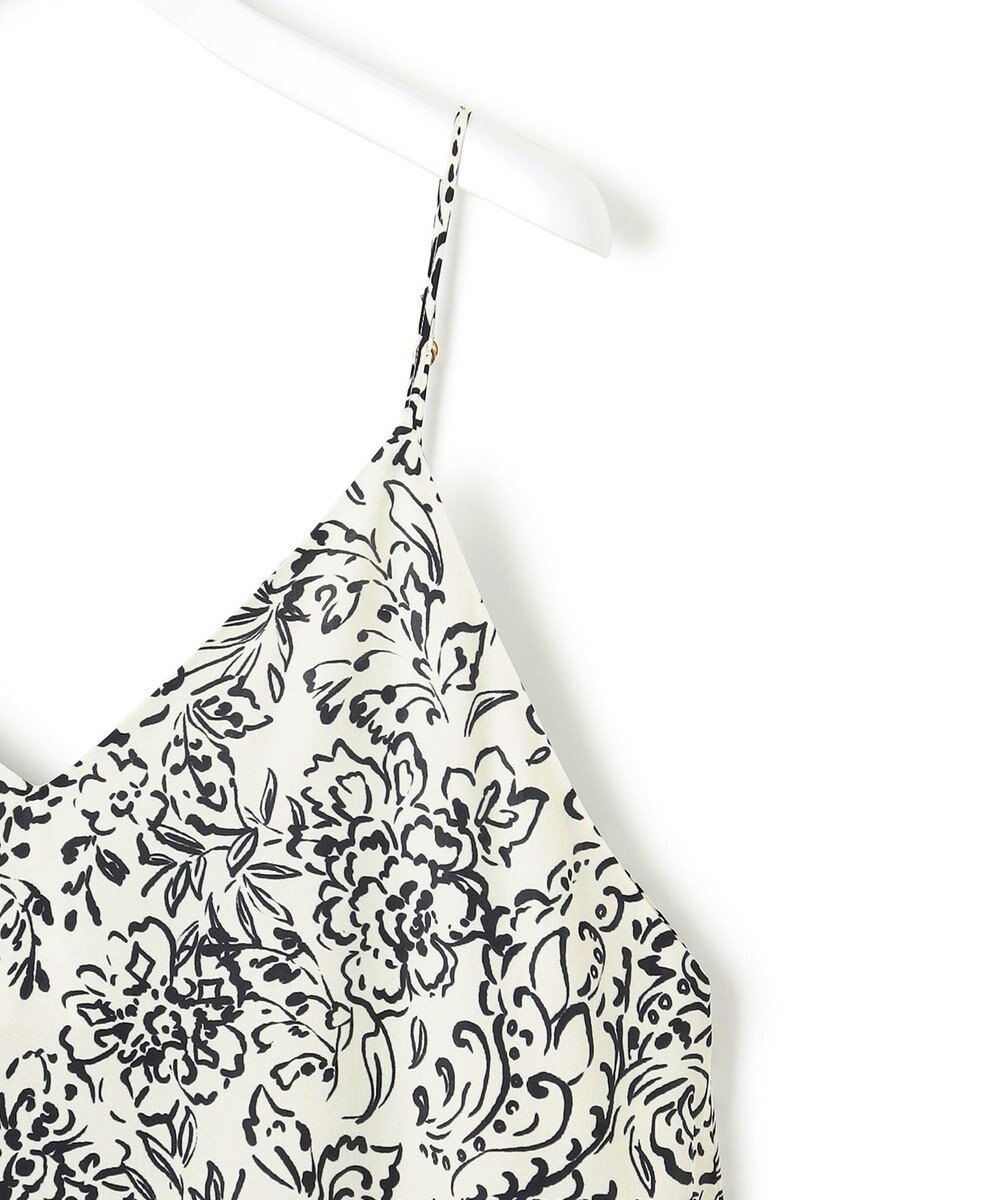 23区 【洗える】アンティークフラワープリント キャミソールワンピース 