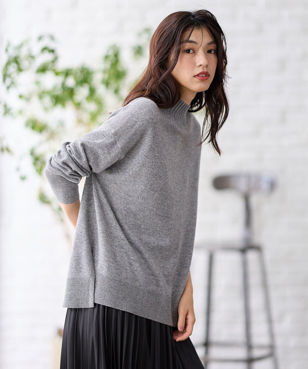 ANY 【手洗い可】イタリーヤーンウールカシミヤミックスプルオーバー 