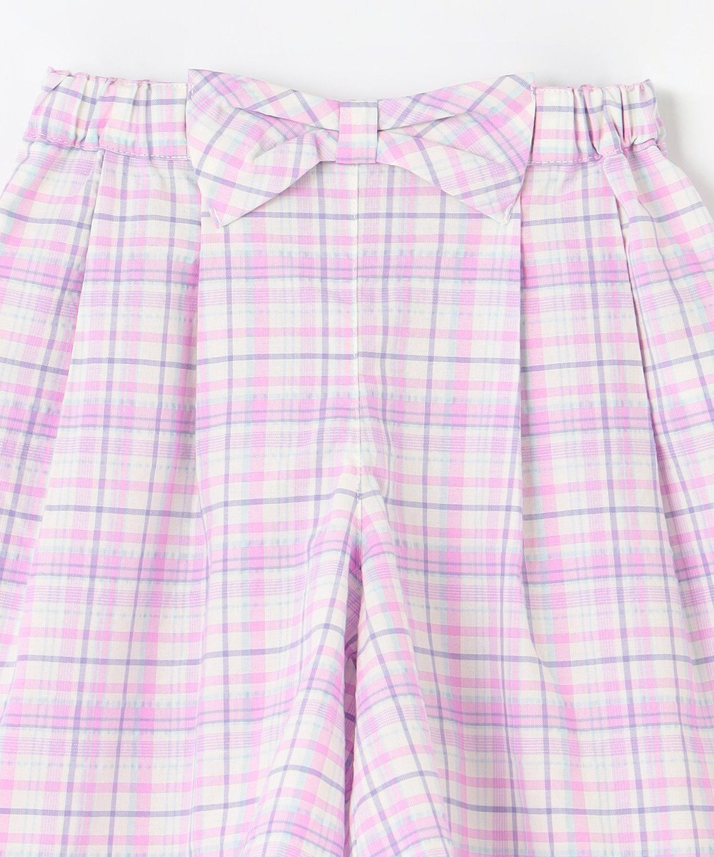 ANY KIDS チェック柄キュロット 