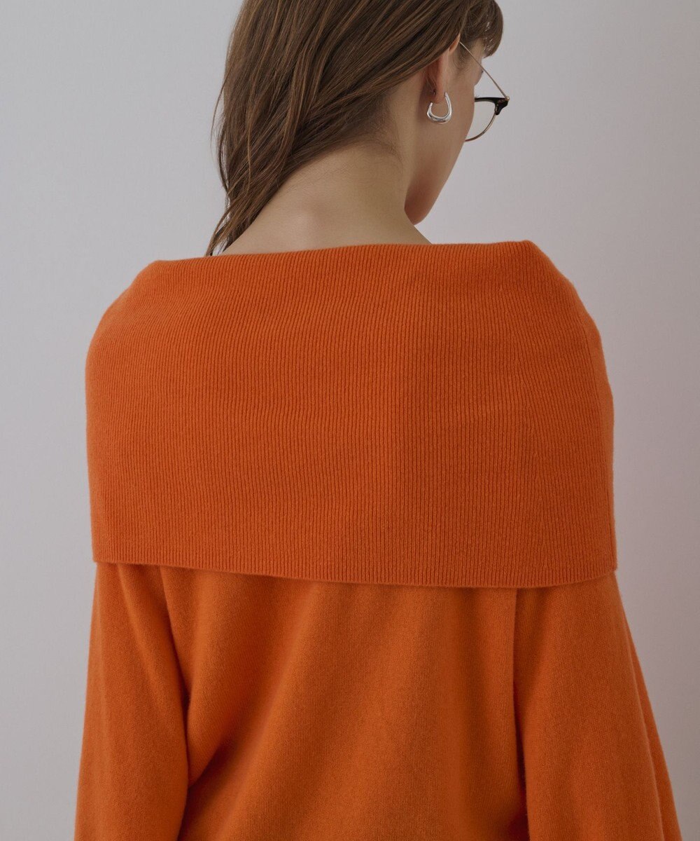 GRACE CONTINENTAL ウールオフショルニットトップ 