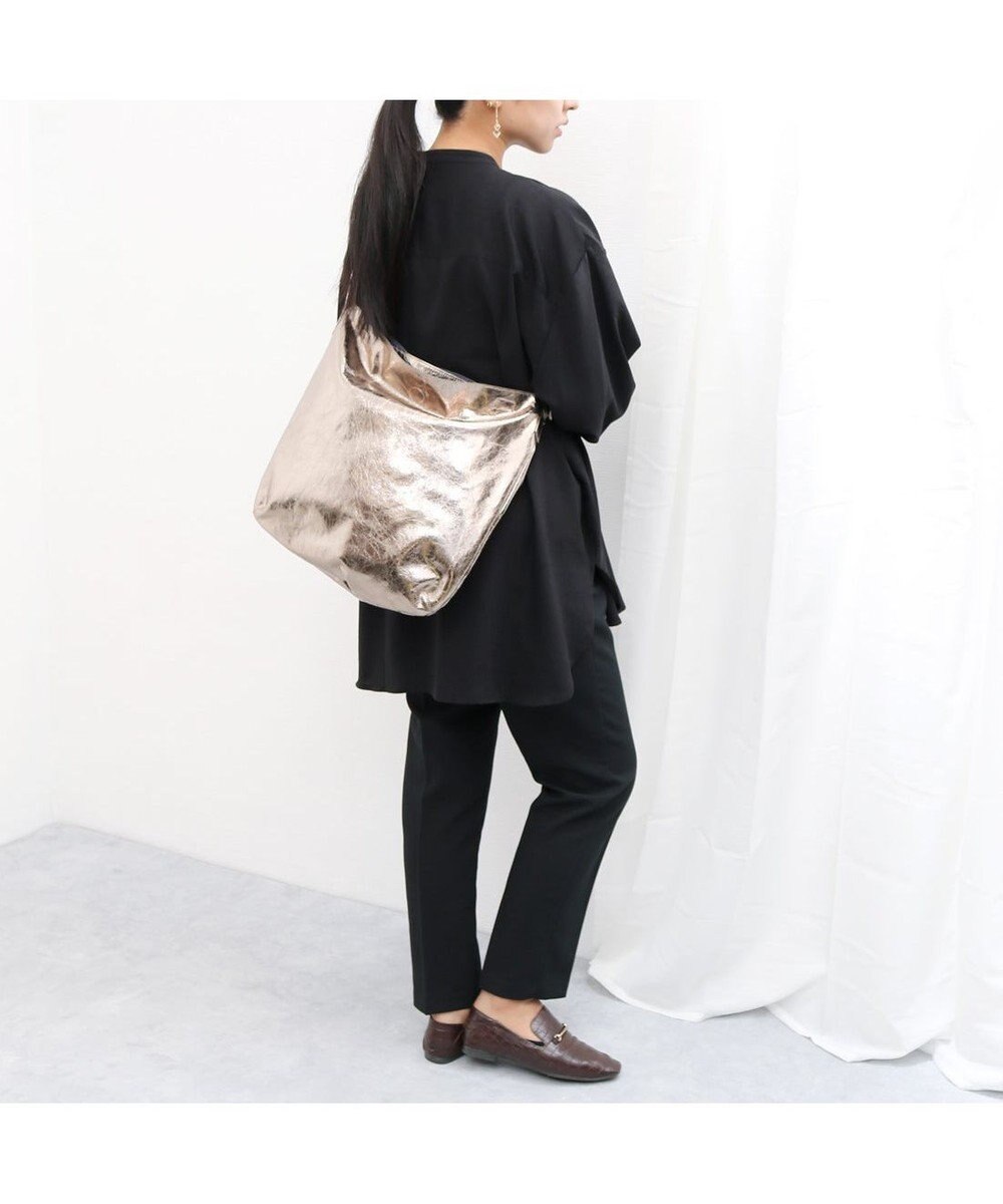 UNBILLION カシュカシュ cachecache / クラッシュメタリック2wayホーボーショルダー 