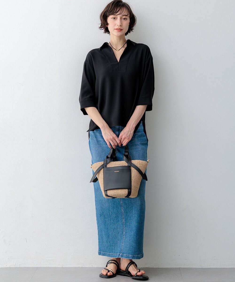 23区 23区DENIM Iライン デニムスカート 