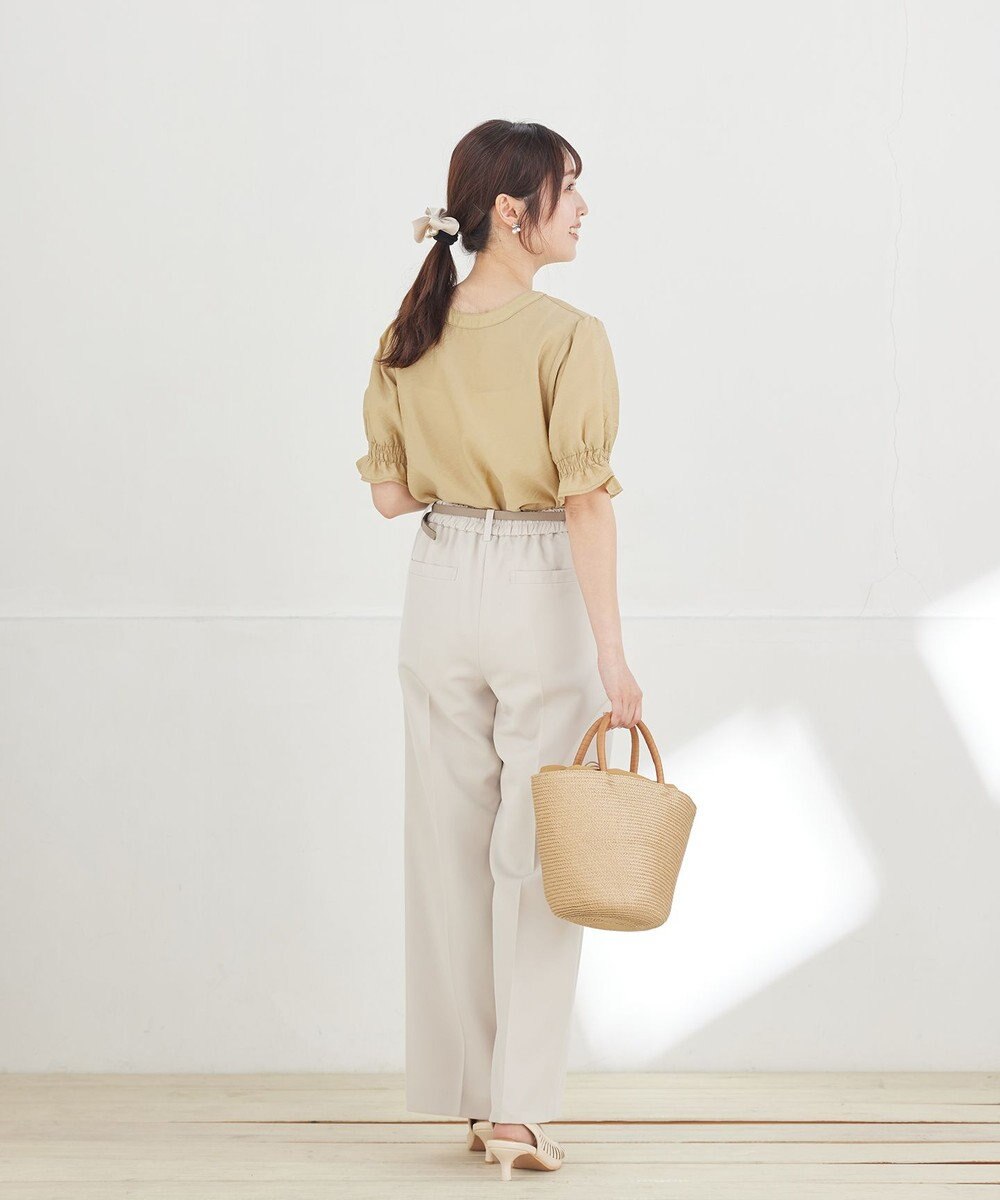 Tiaclasse L シアーシャーリング2WAYブラウス 