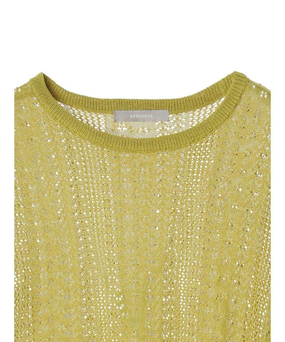 Green Parks ａ．透かし柄ニットプルオーバー 