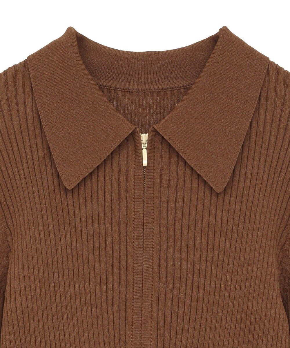 YECCA VECCA 【2点SET】キャミセット襟付きZIPカーディガン 