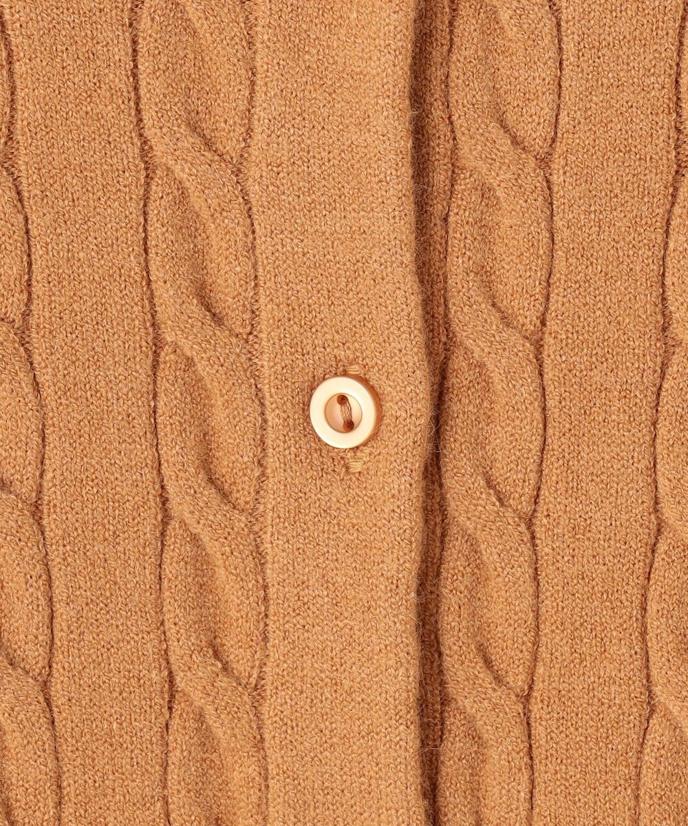 Feroux 【古畑星夏さん着用・アンサンブル】ロゴ刺繍入りケーブルアンサンブル ニット 