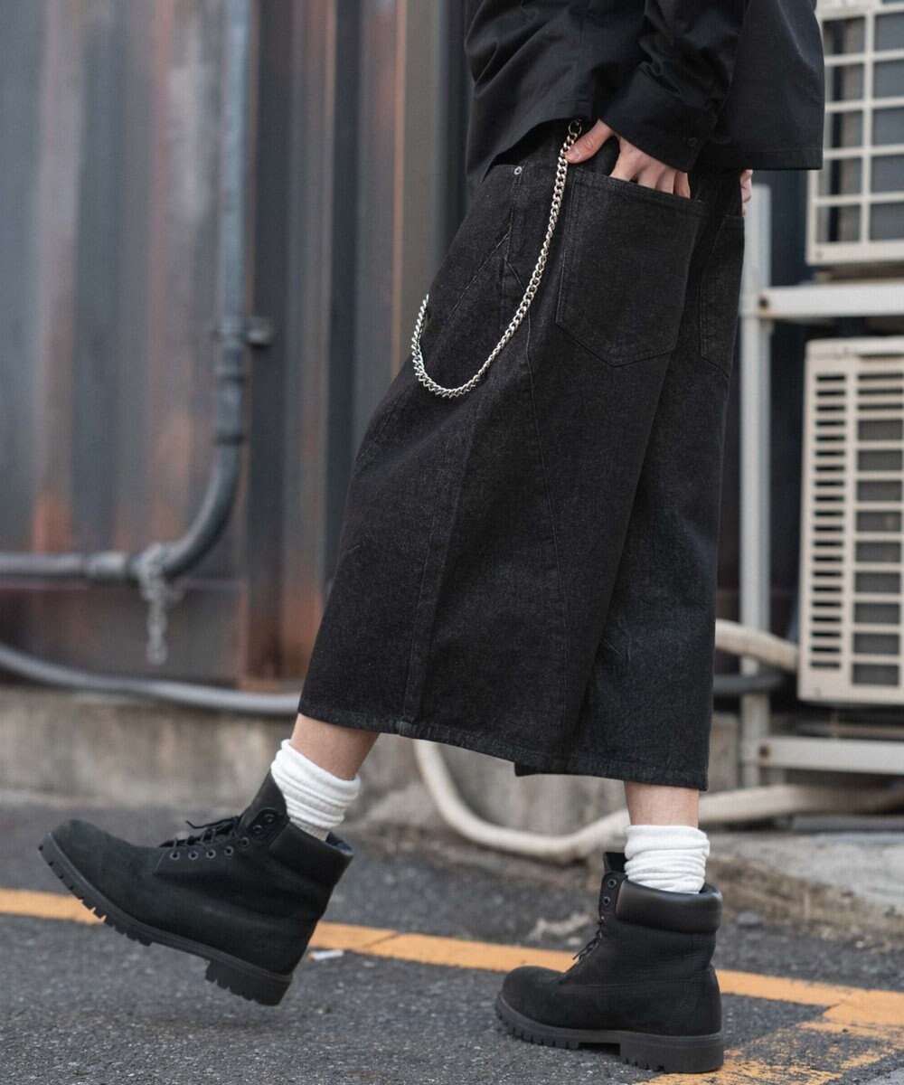 WEGO 【SMLサイズ展開】チェーン付きバルーンショーツ 