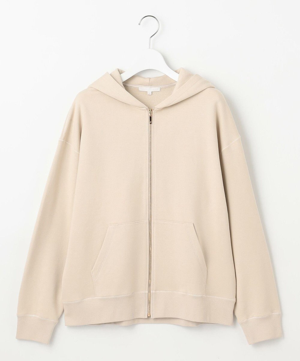 自由区 L クリアループバックジップ パーカー 