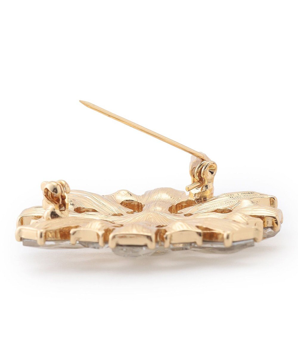 23区 【APPLAUDIR】スクエアビジュー ブローチ 