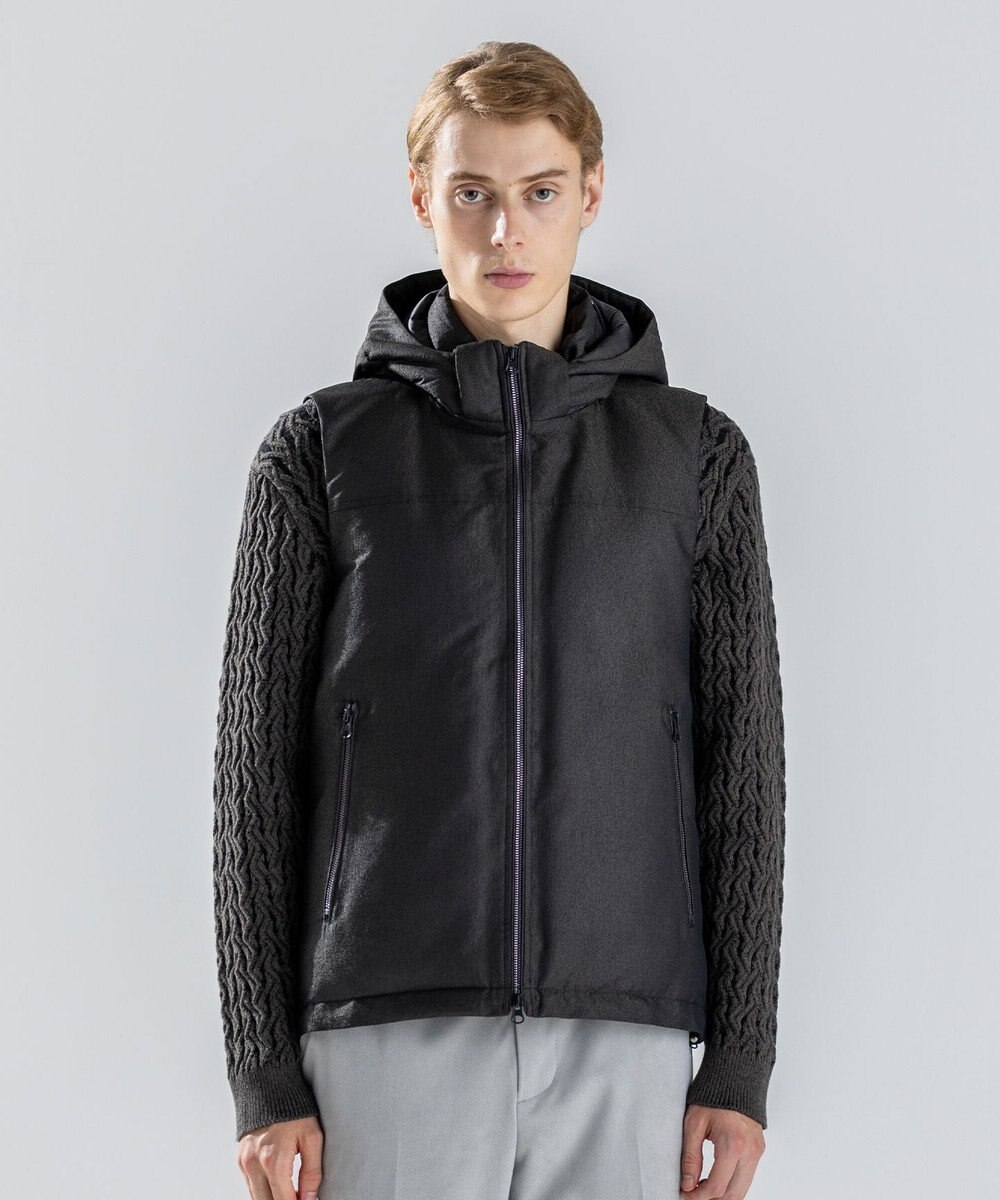 JOSEPH HOMME 【新素材】ライトラスターシャンブレー　ダウンベスト 