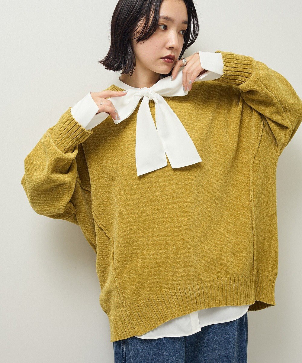 Green Parks リラックスモールニットチュニック 