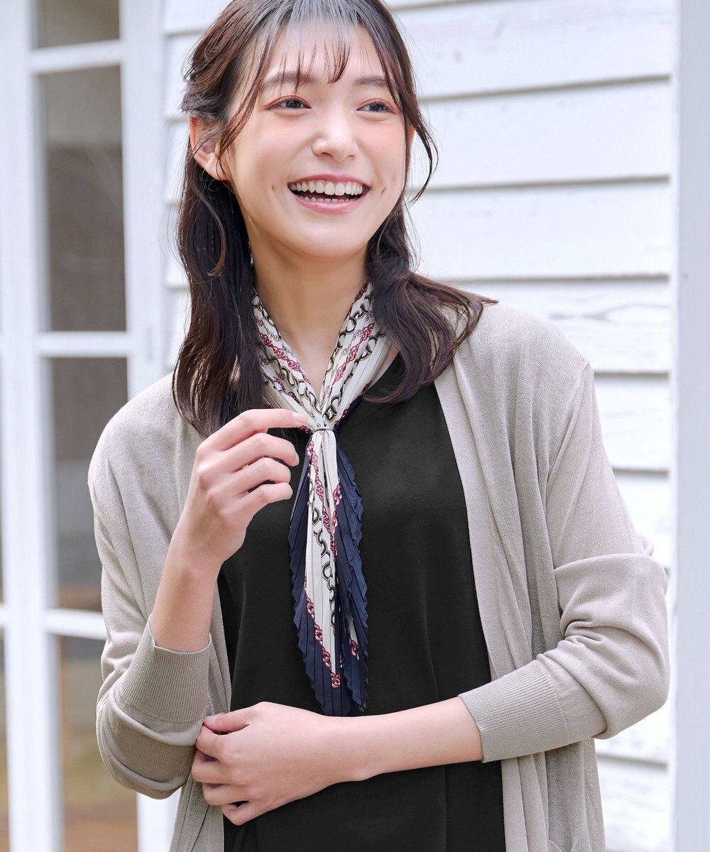 Tiaclasse 【接触冷感】着流しロングニットカーディガン 