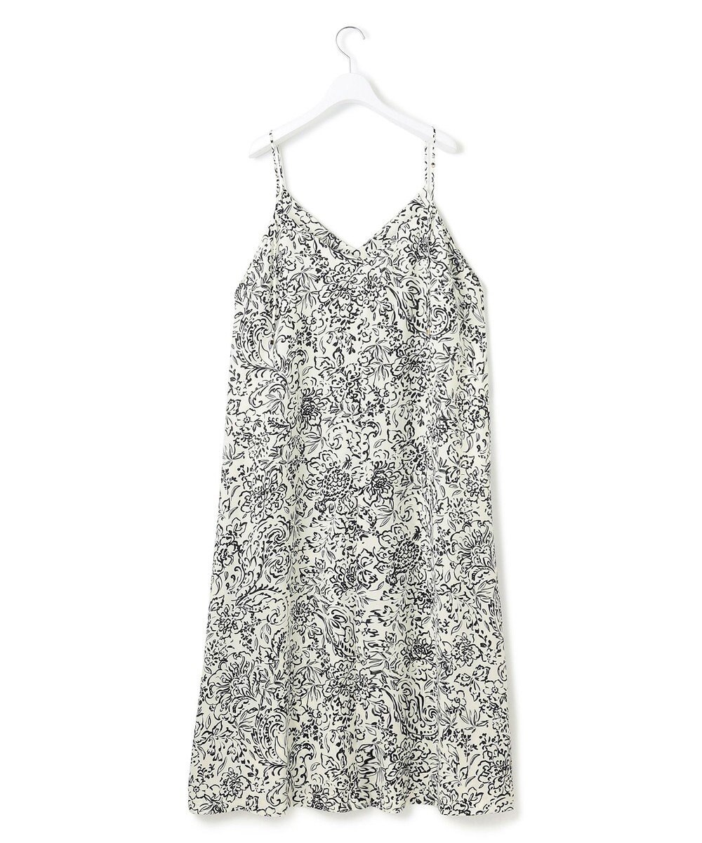 23区 【洗える】アンティークフラワープリント キャミソールワンピース 