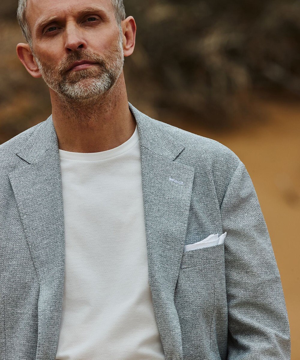 GOTAIRIKU 仕事で着られるTシャツ【サラサラ/よれにくい/透けにくい】キレイめ 鹿の子 ビズTシャツ 