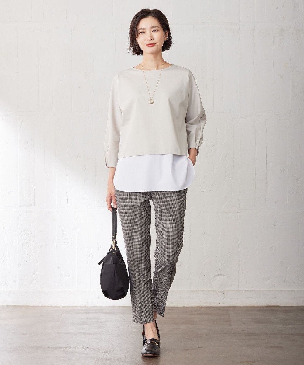 J.PRESS LADIES ボリュームリング ワントップ ネックレス 