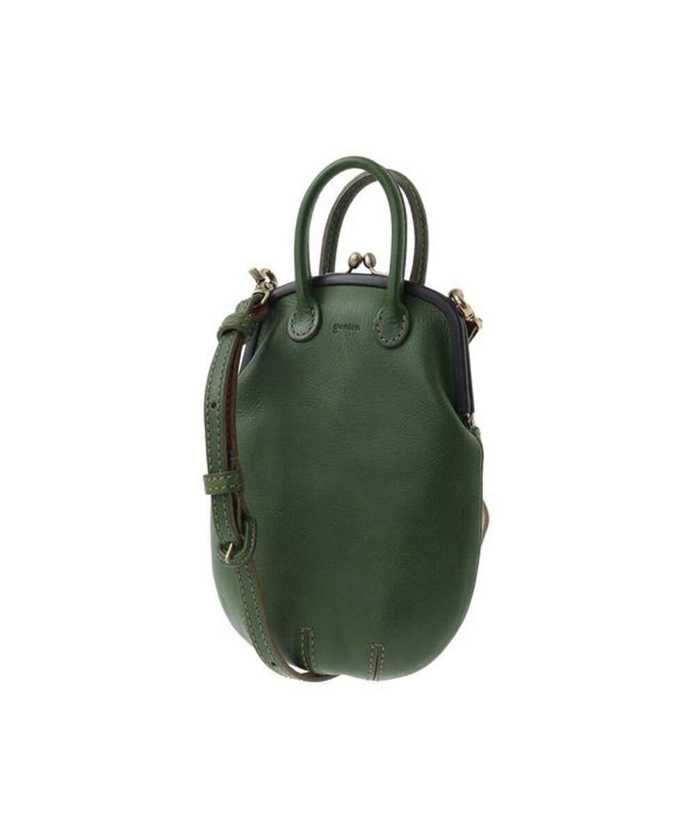 genten ミネルヴァキッコ 口金ショルダーバッグ 