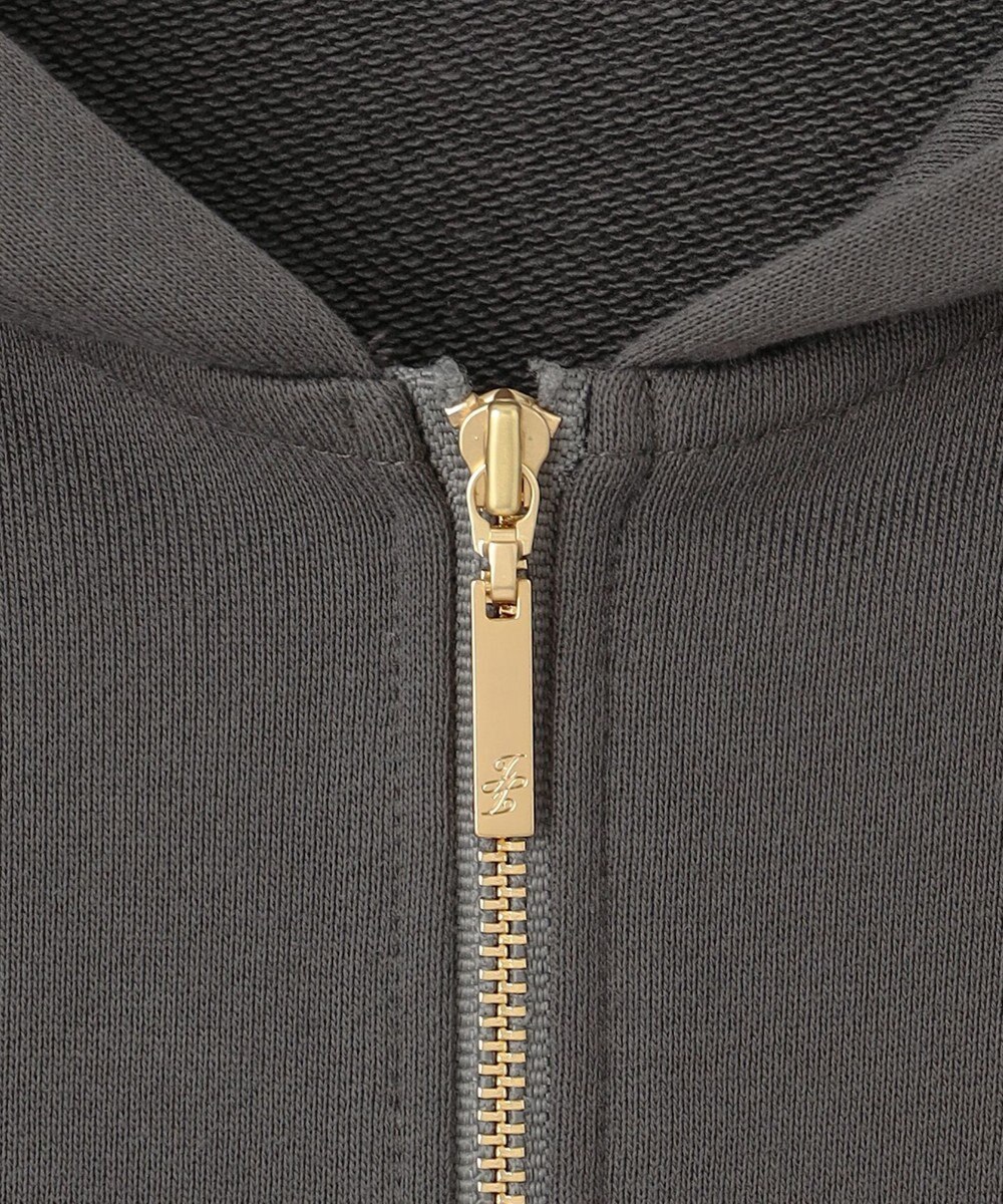 自由区 L クリアループバックジップ パーカー 