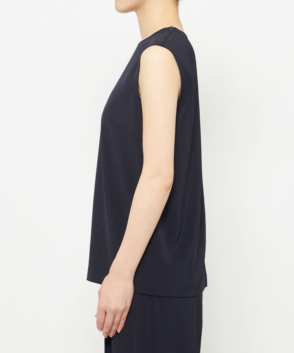 uncrave クールタッチツイル スリットブラウス 