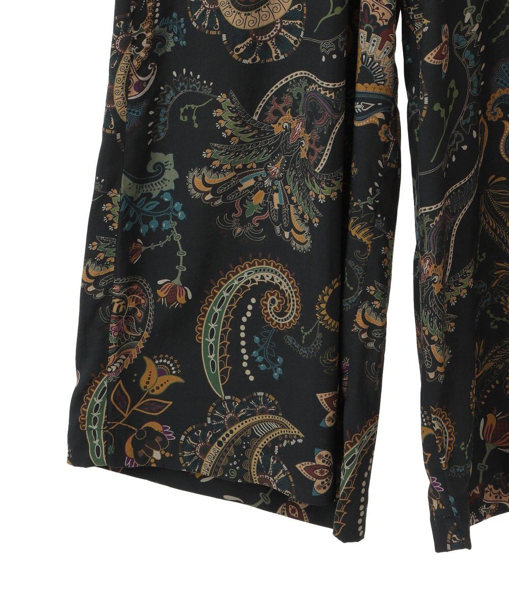 CRAFT STANDARD BOUTIQUE レーヨン総柄ワイドパンツ 