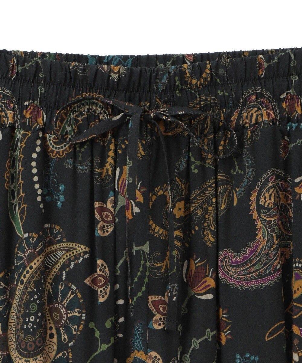 CRAFT STANDARD BOUTIQUE レーヨン総柄ワイドパンツ 