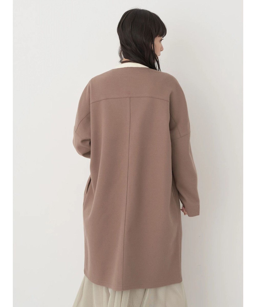 earth music&ecology 圧縮風ポンチコーディガン 