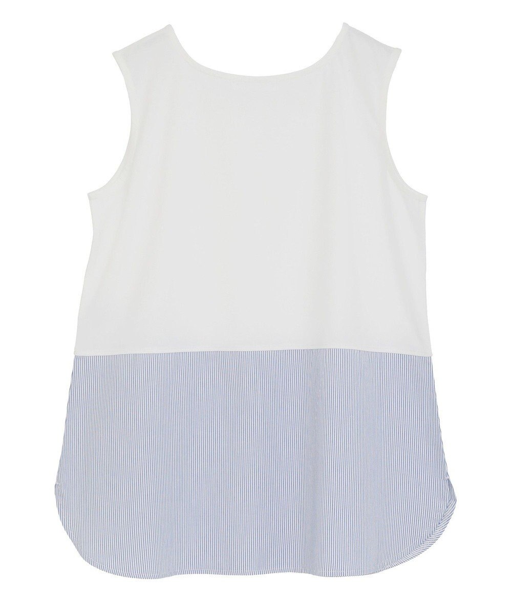 Green Parks ノースリーブドッキングホワイトインナー 