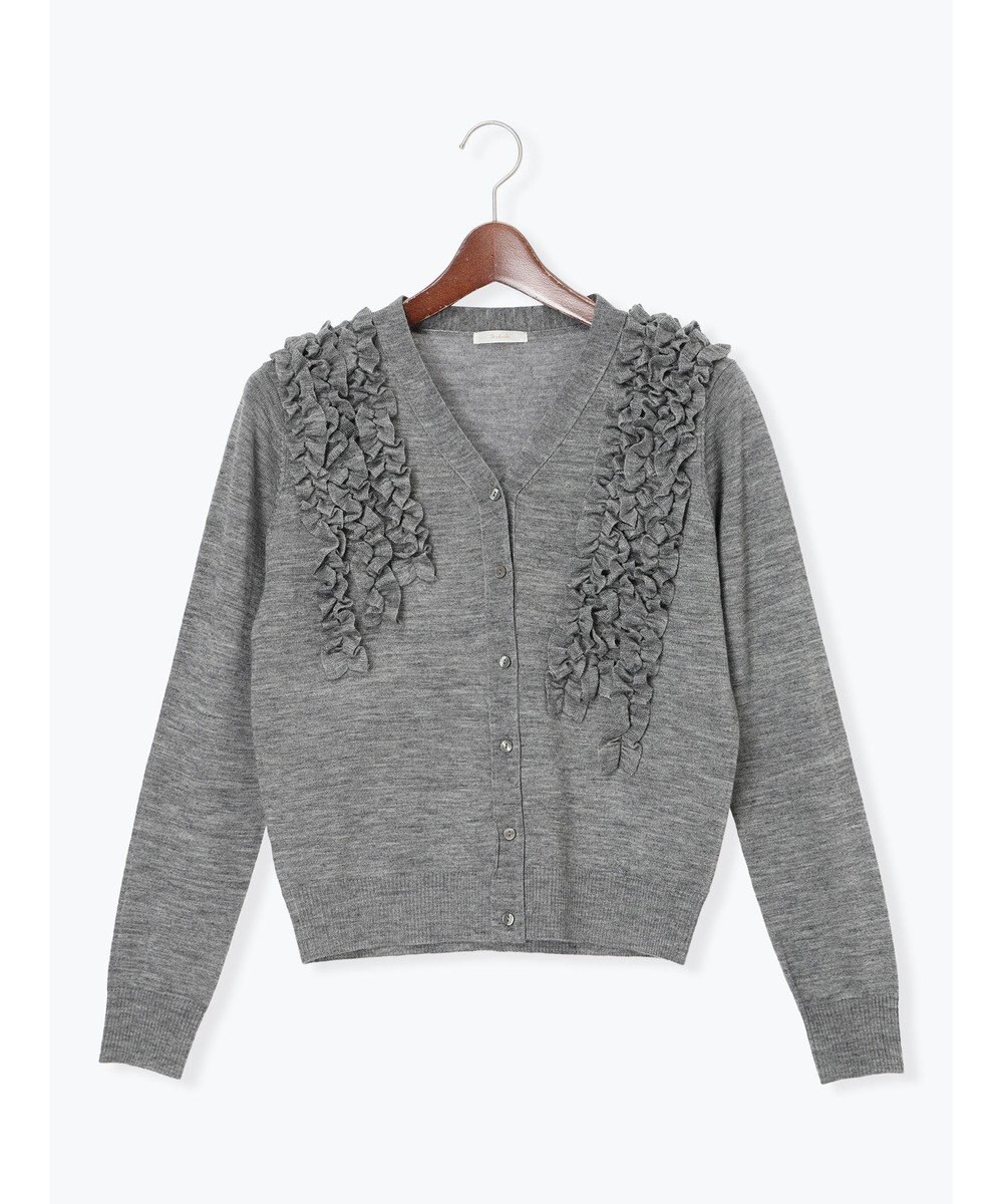 Te chichi フリルVネックカーディガン 