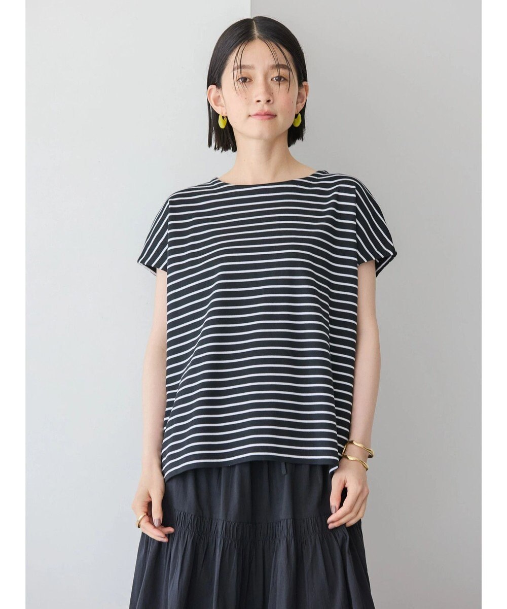 AMERICAN HOLIC バックボタンフレンチスリーブプルオーバー 