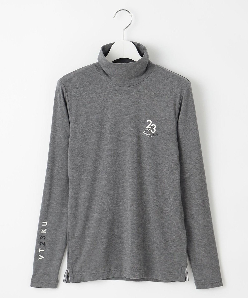 23区GOLF 【WOMEN】インナーにもおすすめなエニワイズモックネックシャツ 