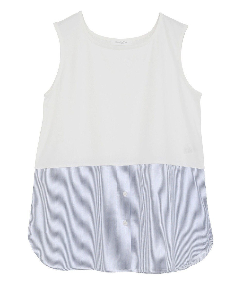 Green Parks ノースリーブドッキングホワイトインナー 