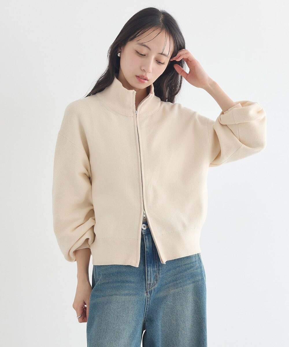 earth music&ecology ダブルジップカーディガン 