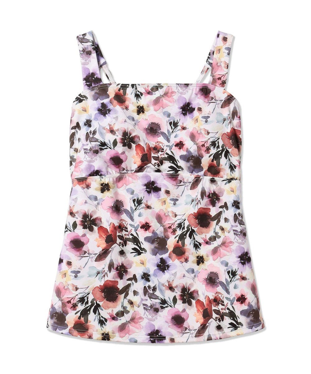 Chacott Chacott BALANCE ウォーターカラーフラワーブラトップ 