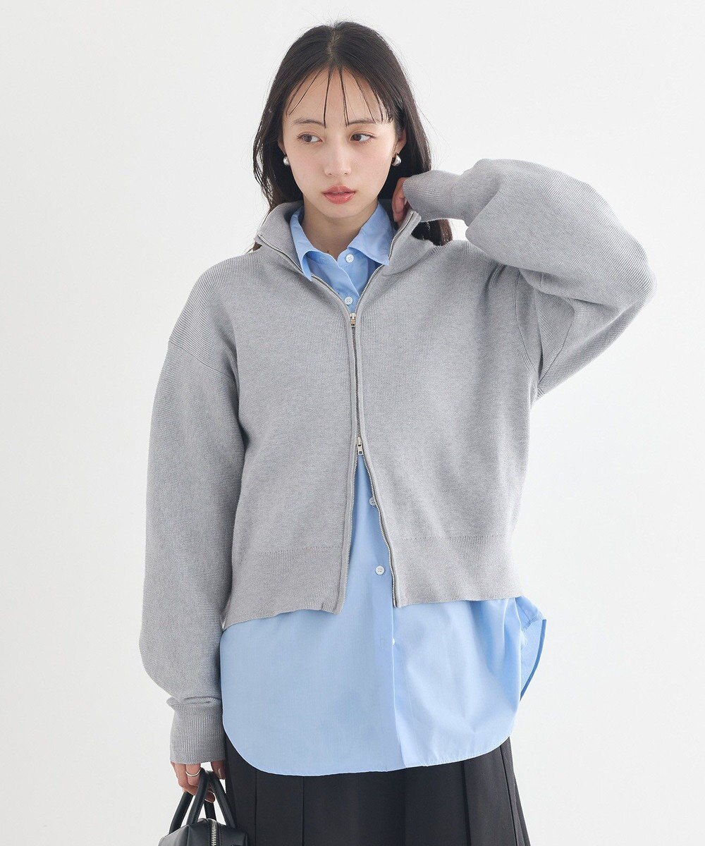 earth music&ecology ダブルジップカーディガン 