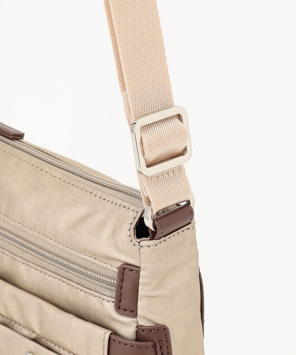 LA BAGAGERIE モノグラム　スクエアナイロンショルダー　SSサイズ 