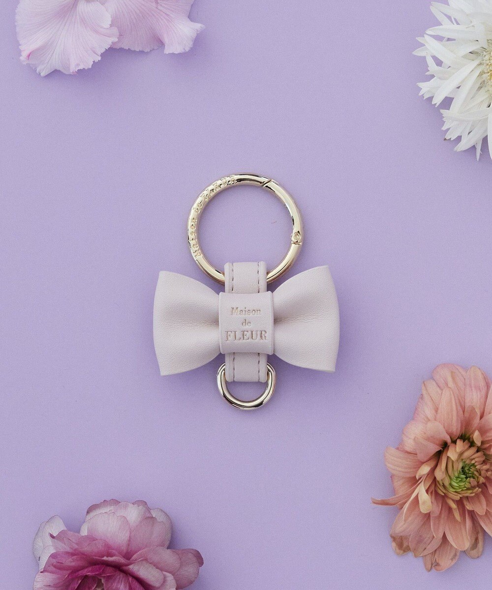 Maison de FLEUR リボンキーリング 