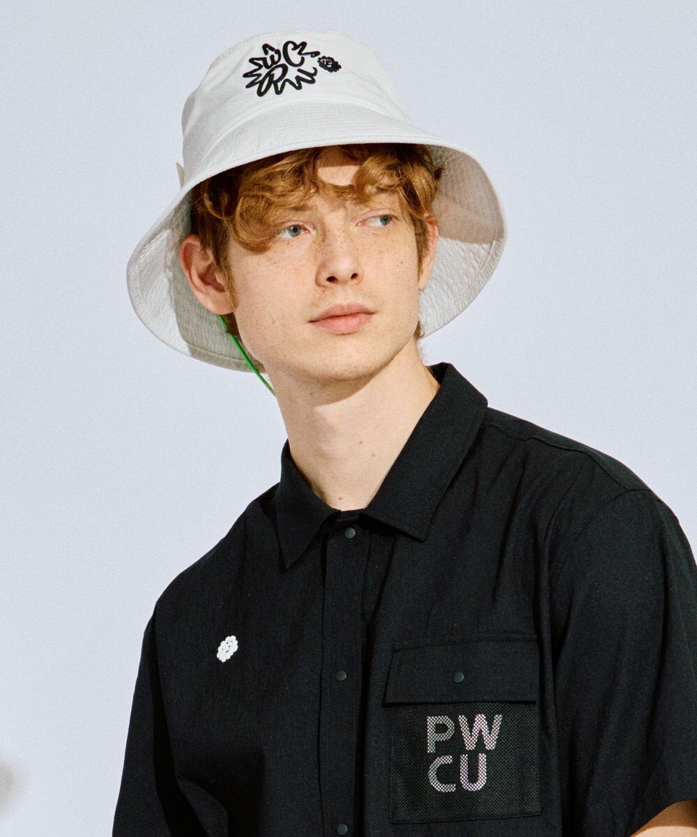 PW CIRCULUS 【手洗い洗濯可 / 小さくたためる】【UNISEX】NEW！ポケッタブルバケットハット  ゴルフ 
