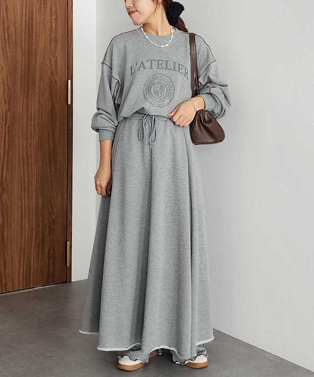 CRAFT STANDARD BOUTIQUE 配色ロゴメロープルオーバー 