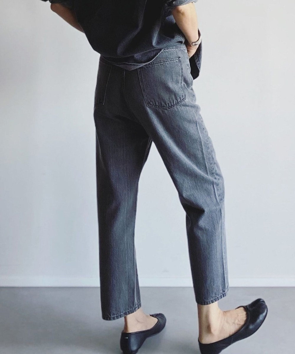 woadblue ＜坪田あさみさんコラボ＞SAROUEL Denim /サルエル デニムパンツ グレー 
