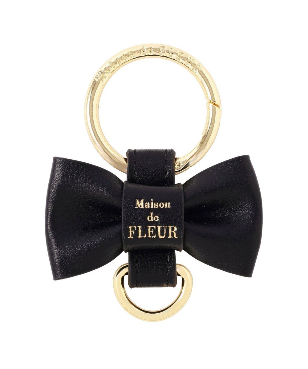 Maison de FLEUR リボンキーリング 