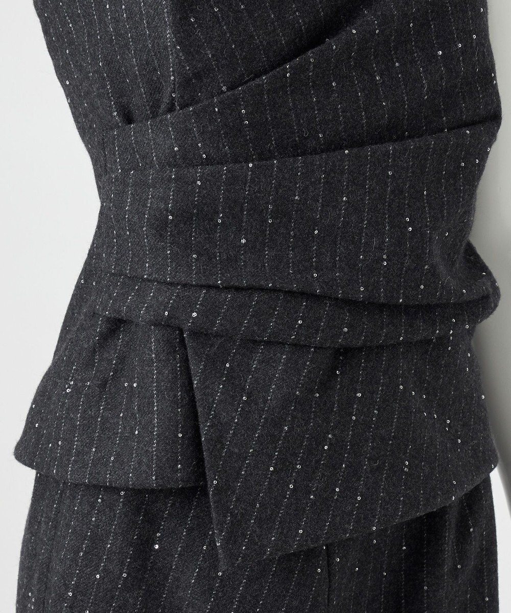 23区 S 【エステータ】ストライプシークイン ビスチェ 