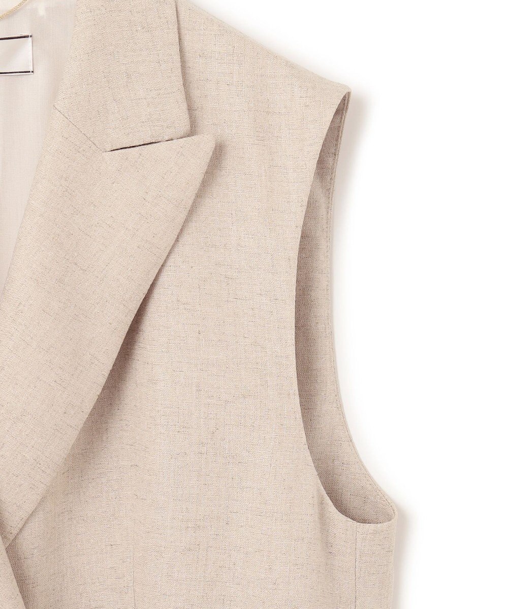 BEIGE， CAROLE / ロングテーラードジレ 