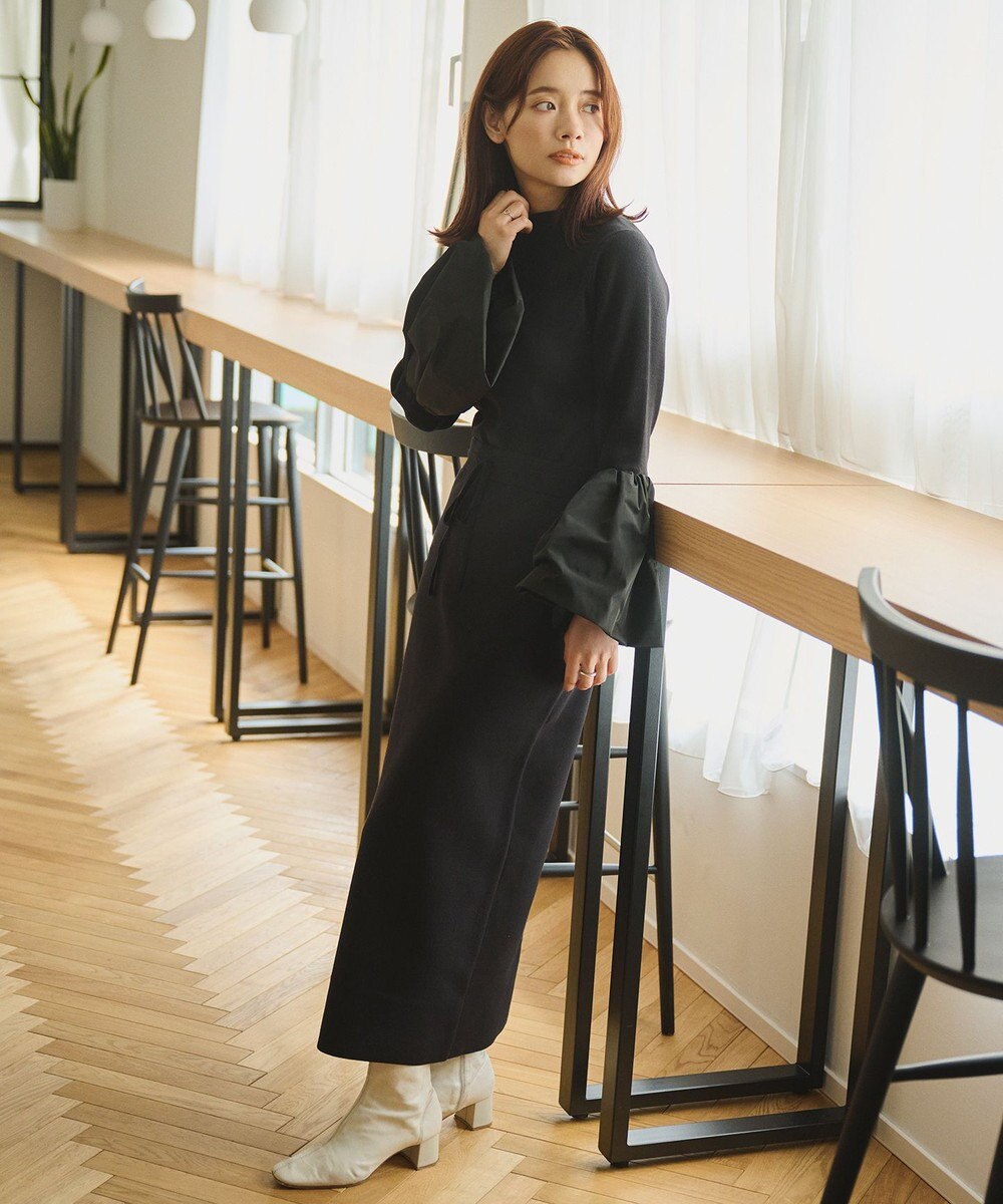 #Newans 【洗える】ナローシルエットニットスカート 