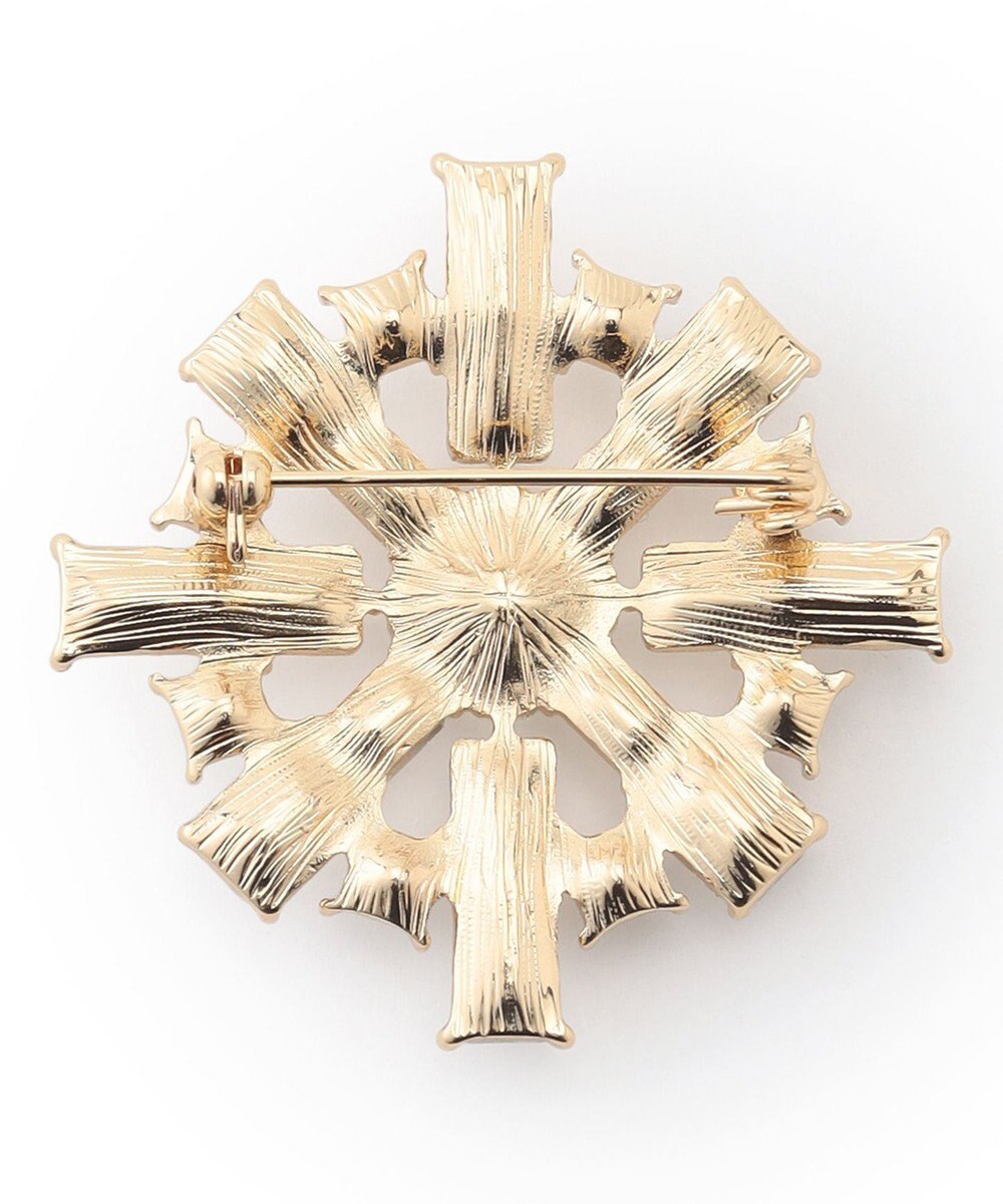 23区 【APPLAUDIR】スクエアビジュー ブローチ 