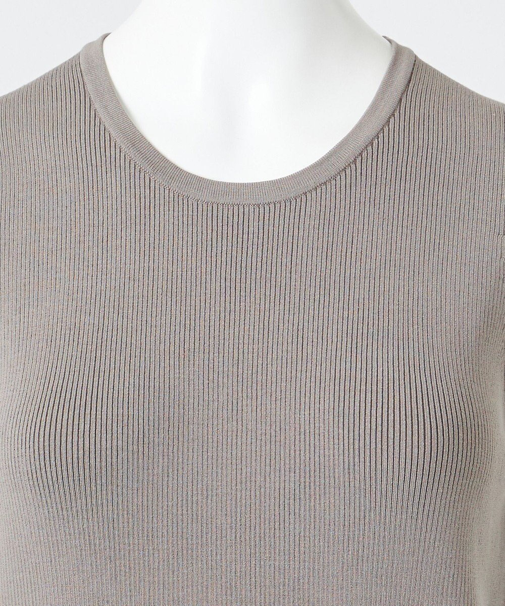 23区 【エステータ】コットンシルク ノースリーブニット 