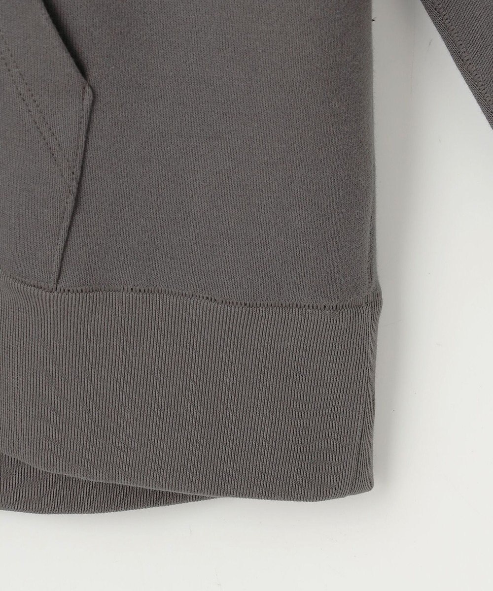 自由区 L クリアループバックジップ パーカー 