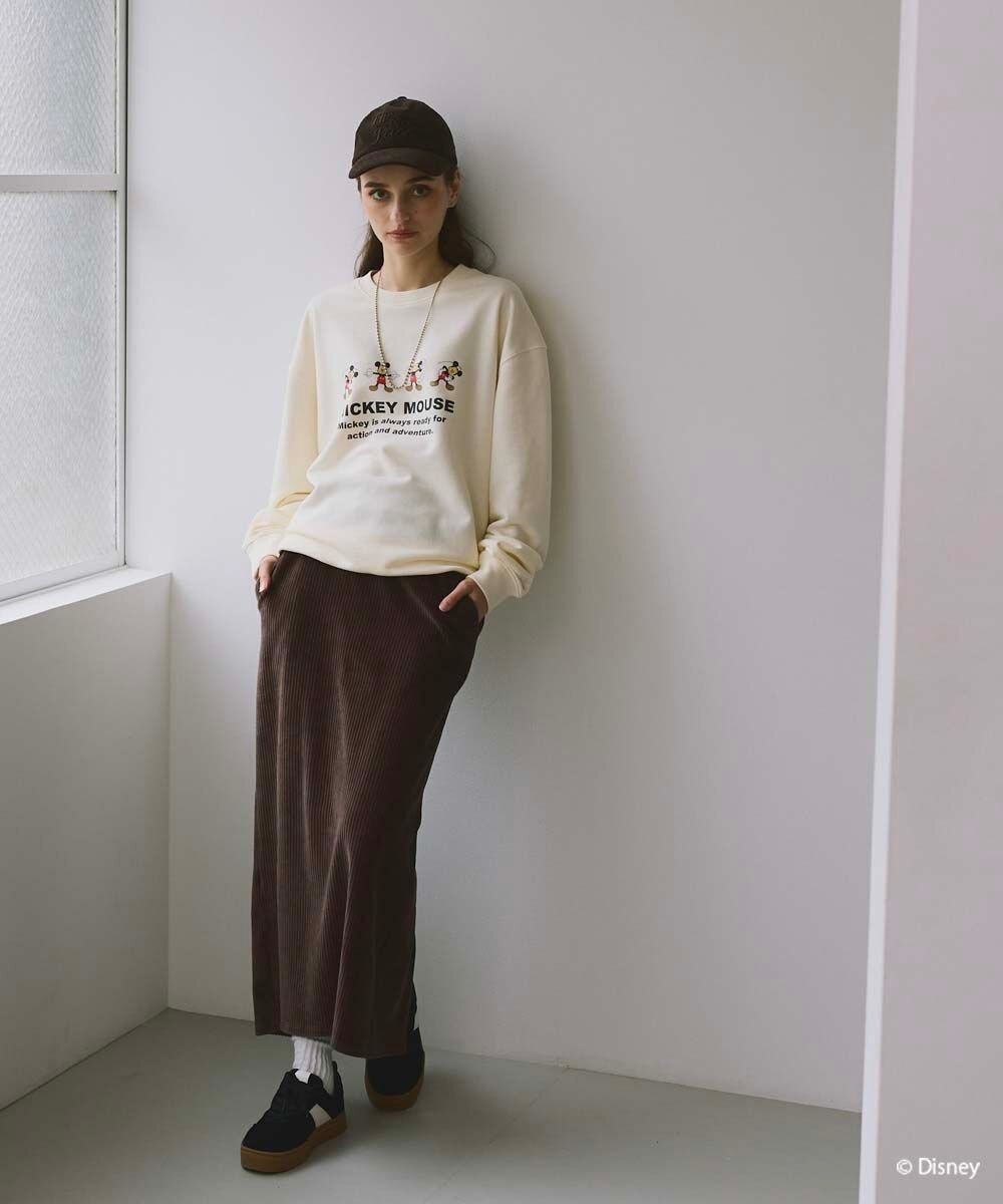 OP／FILA 【ocean pacific】ミッキー/裏毛クルースウェット【Disney/ディズニー】 